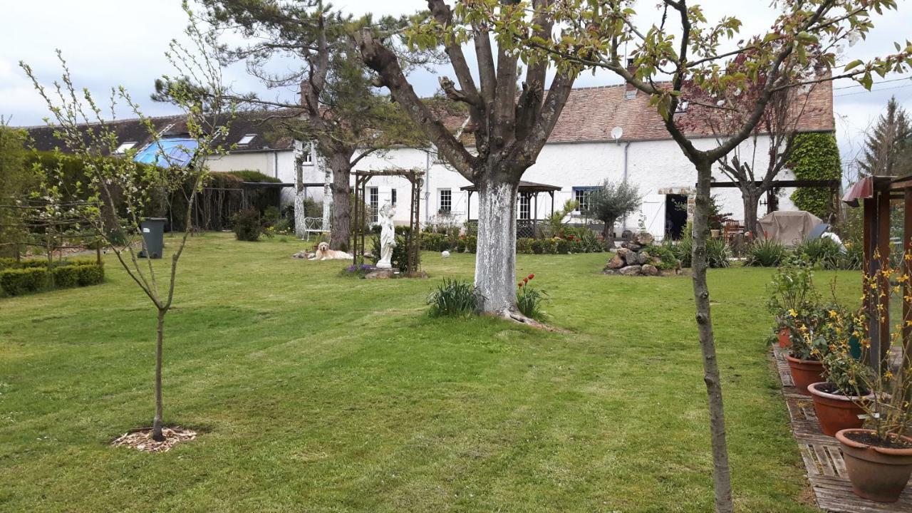 La Longere Des Glycines Bed and Breakfast Egligny Exteriör bild